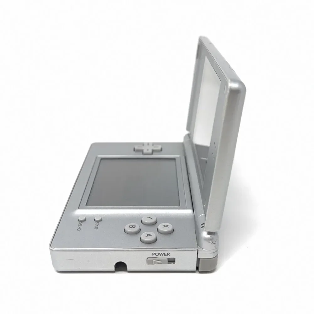 Nintendo DS Lite Silver Handheld Gaming Console Charger Included No Stylus